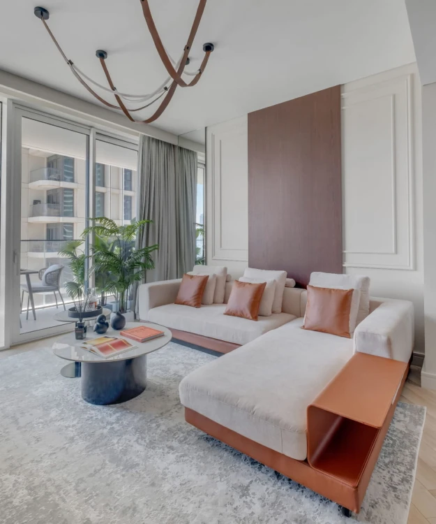 designerski narożnik podświetlany skórzany dół od Primavera Casa