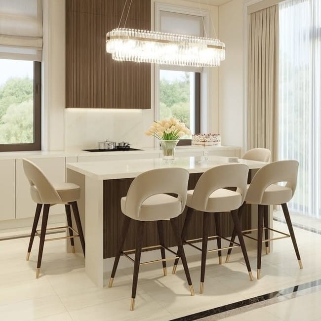 hoker designerski nowoczesny tapicerowany cardinale