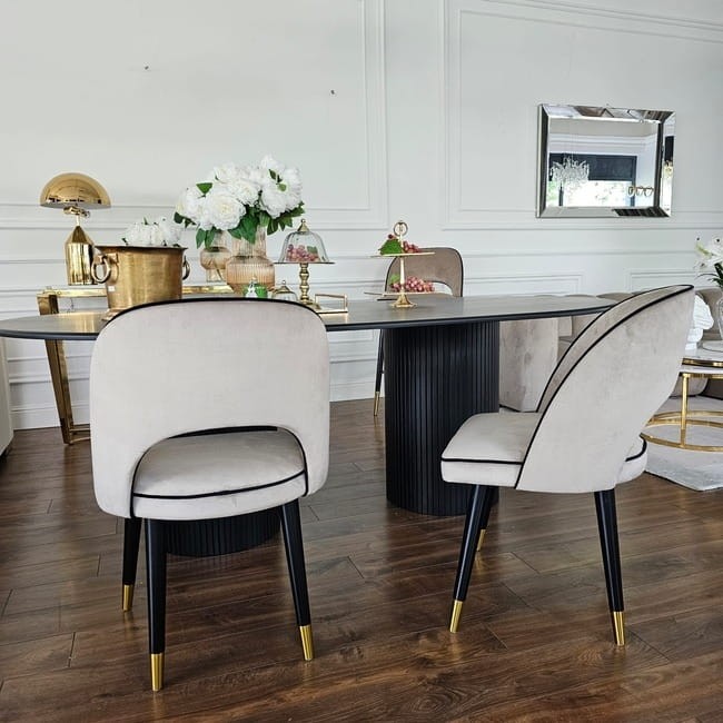 designerskie krzesło tapicerowane Cardinale