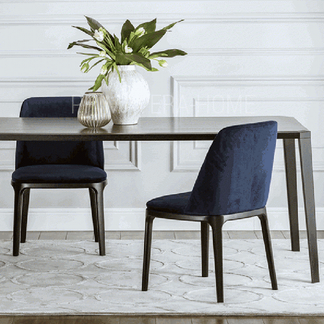 Krzesło tapicerowane nowoczesne drewniane Napoli