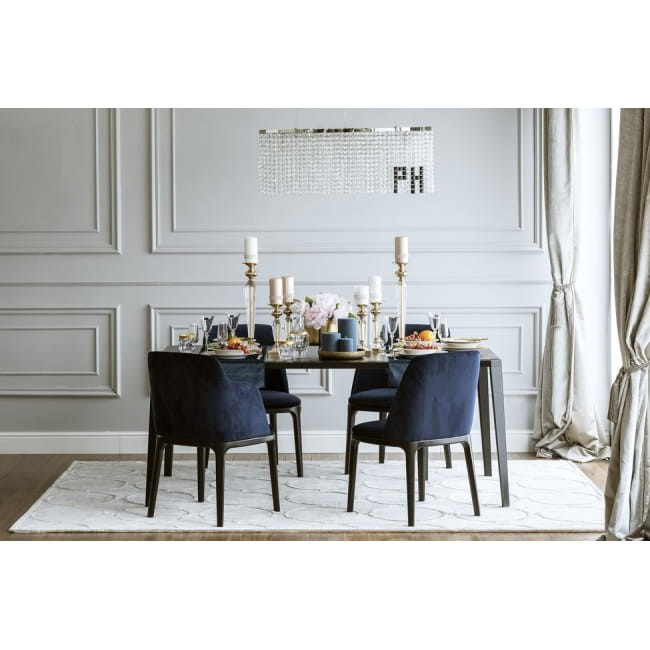 Klasyczne krzesło do jadalni nowoczesne tapicerowane bukowe Napoli