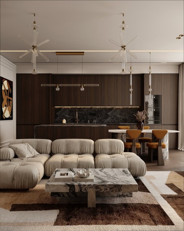 Nowoczesna sofa modułowa Nicea designerski narożnik