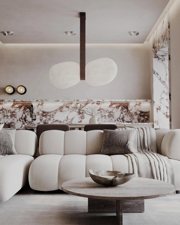 Modułowy narożnik Toscana nowoczesny design luksus