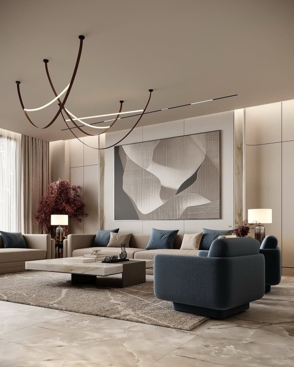 Luksusowe oświetlenie do salonu designerskie lampy Cosmopolitan