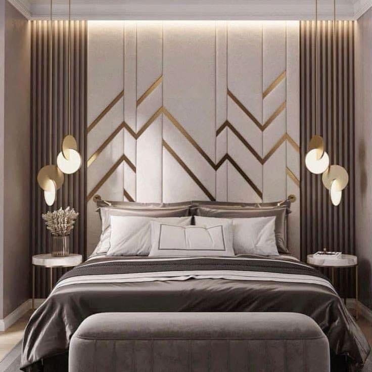 Luksusowy złoty żyrandol do sypialni designerskie lampy wiszące