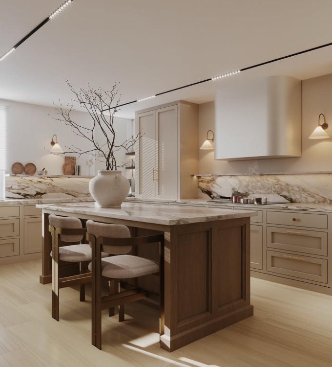 hoker nowoczesny tapicerowany drewniany Forest