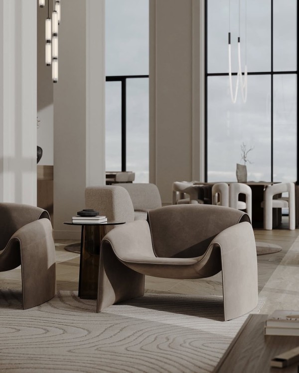 luksusowy nowoczesny fotel spider