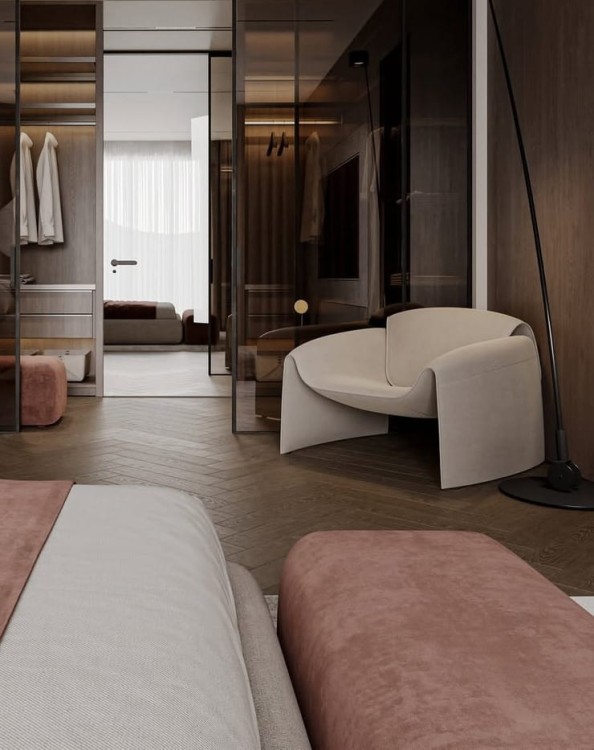 designerski minimalistyczny fotel spider