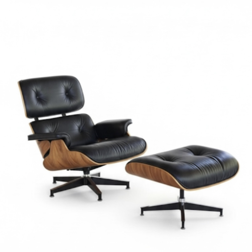 fotel nowoczesny skórzane z dodatkami drewnianymi