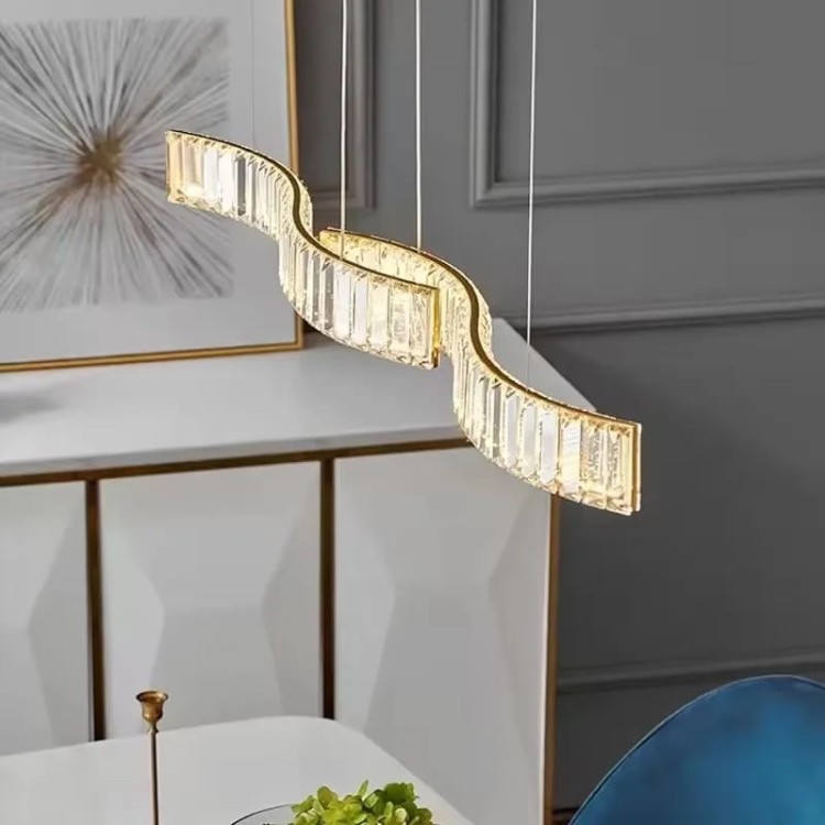 BLOOM – podłużny żyrandol LED