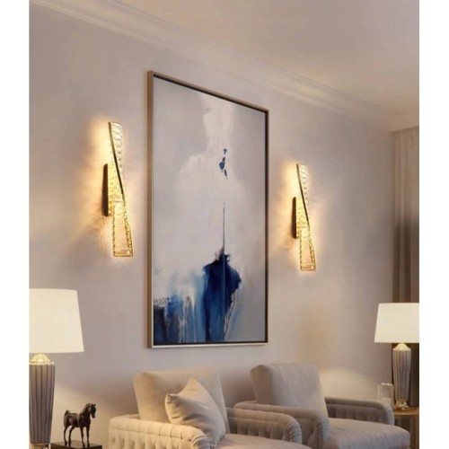 CRYSTAL – złoty kinkiet