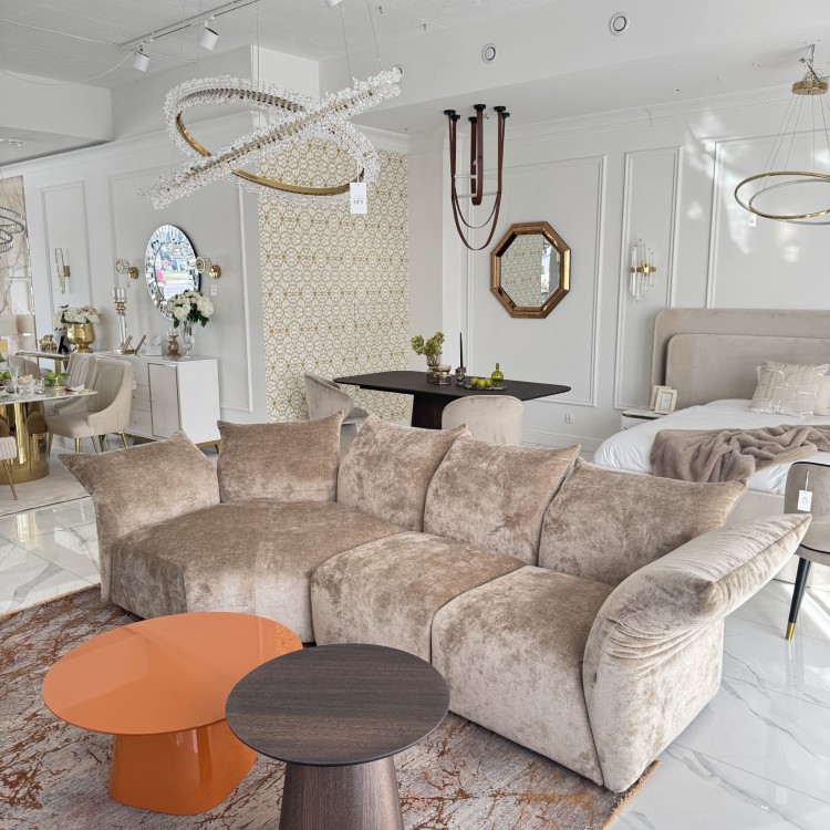 sofa tapicerowana modułowa nowoczesna