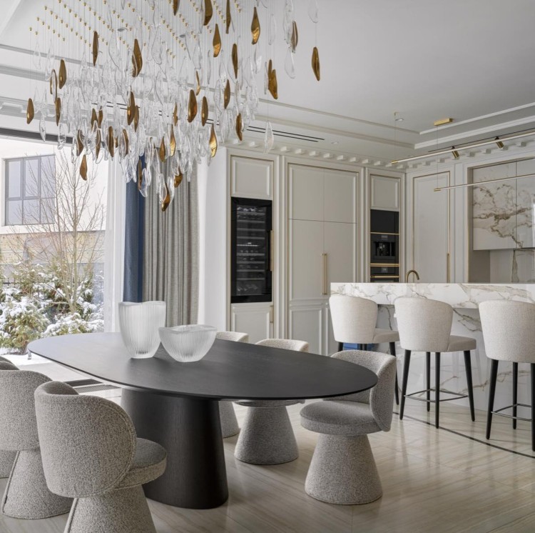 designerski stół rozkładany drewniany