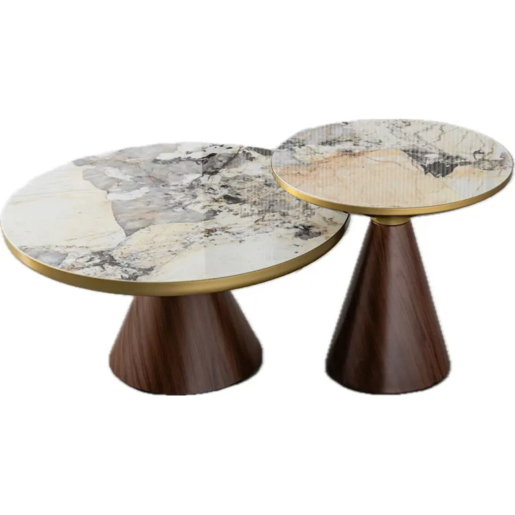 nowoczesny okrągły stolik kawowy