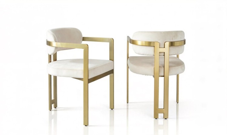 krzesło Romeo tapicerowane beżowe