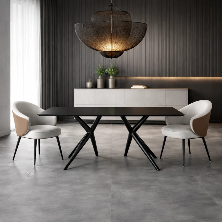 żyrandol czarny metalowy nowoczesny