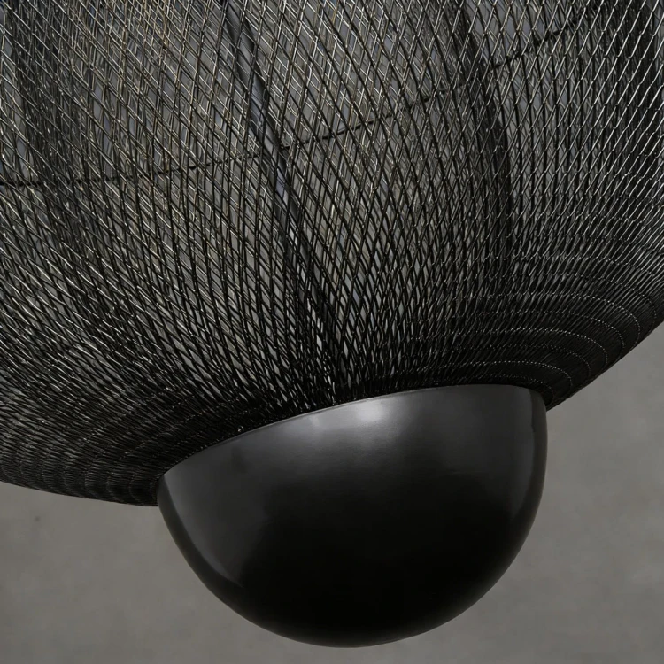 czarny żyrandol do jadalni