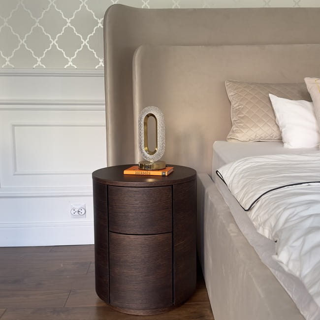 luksusowa szafka nocna drewniana na zamówienie Amara