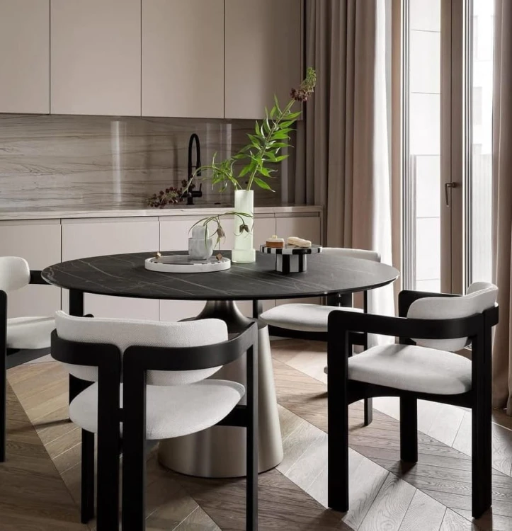 Nowoczesne krzesło Forest do jadalni designerskie meble