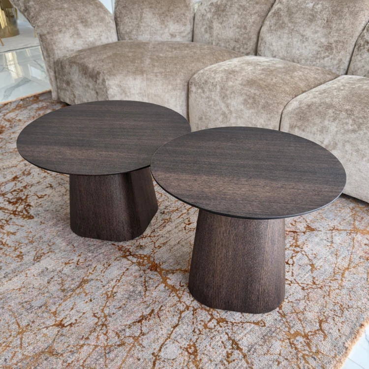 stolik kawowy okrągły drewniany na zamówienie