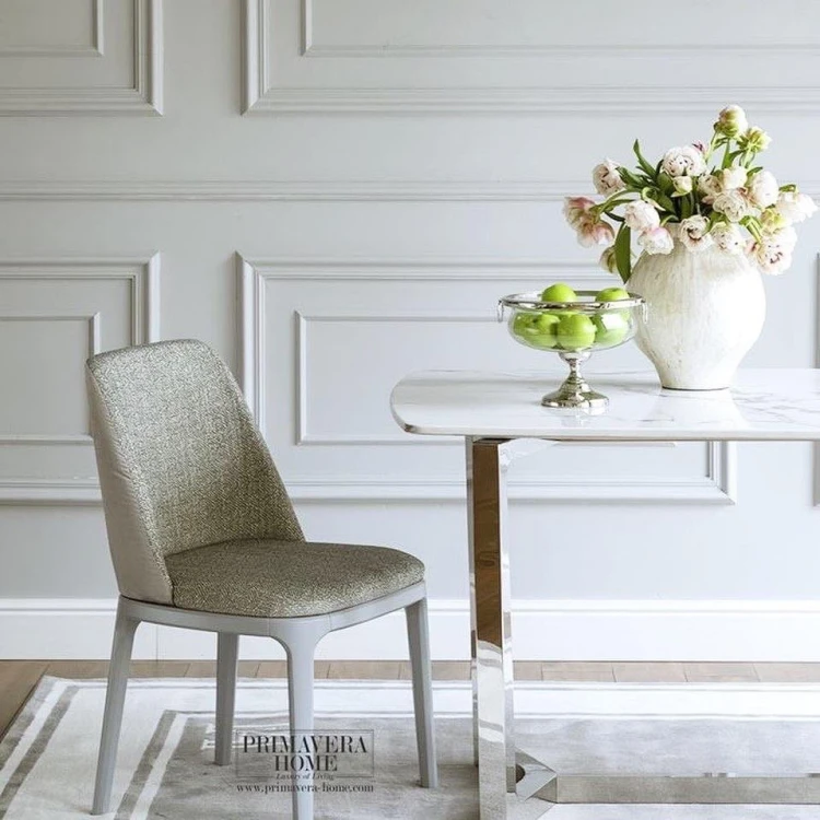 krzesło tapicerowane Napoli nogi drewniane