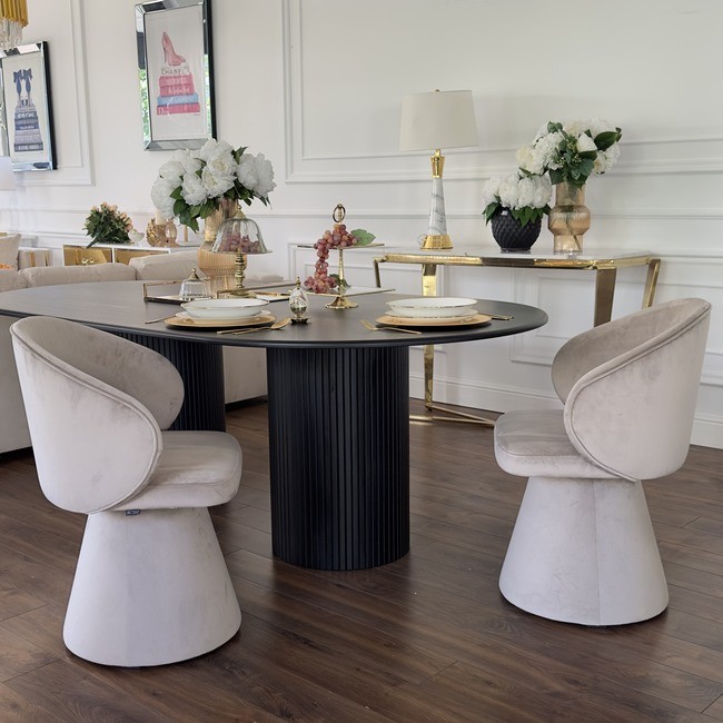 krzesło tapicerowane obrotowe nowoczesne